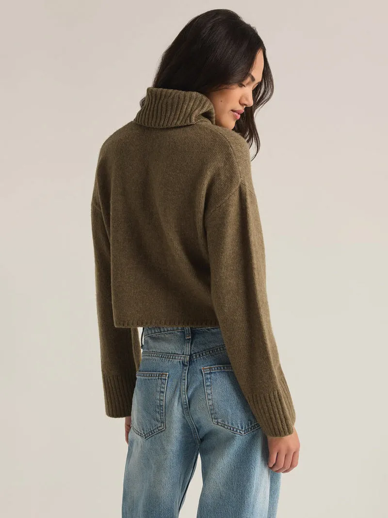 Z Supply Ursa Turtleneck Sweater - Martini